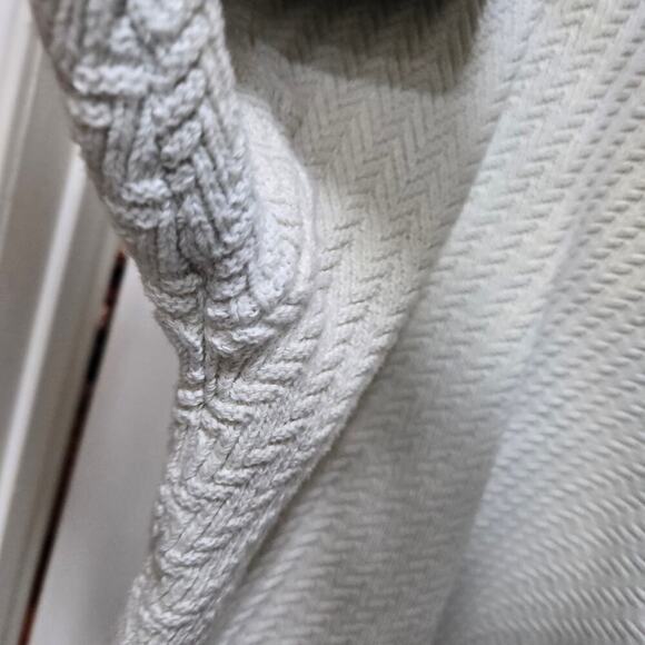 Show Me Your Mumu Crosby Sweater Ivory Knit Women’s Large Oversized - Picture 7 of 8